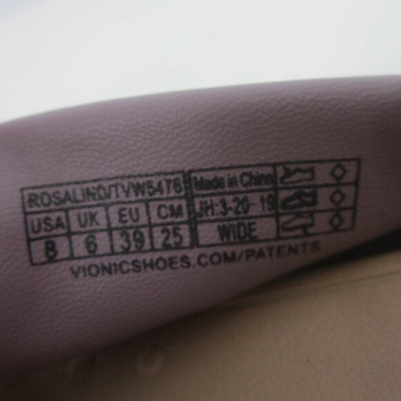 Vionic Womens 8 Purple Rosalind Knotted Thong Platform Wedge Sandals EU 39 - Picture 13 of 14